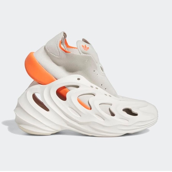 EUC Men’s Size 10.5 (Euro Sz 44.5) adidas adiFIM Q Sneakers In Off White/Orange - Picture 6 of 17